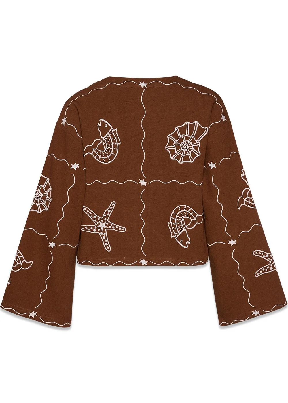 Seashell Top - Soft Brown - Image 3