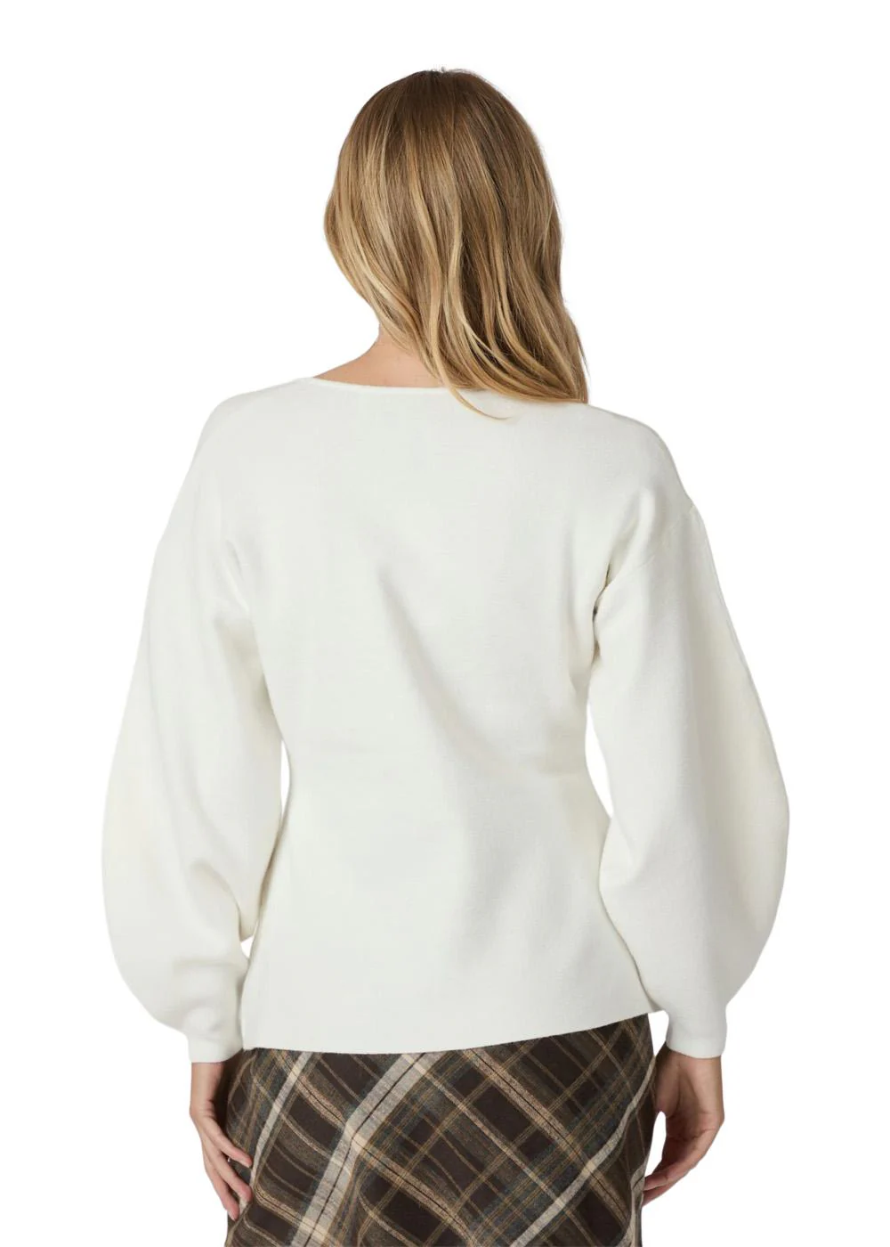 Sellie Knit Cardigan - Off White - Image 4
