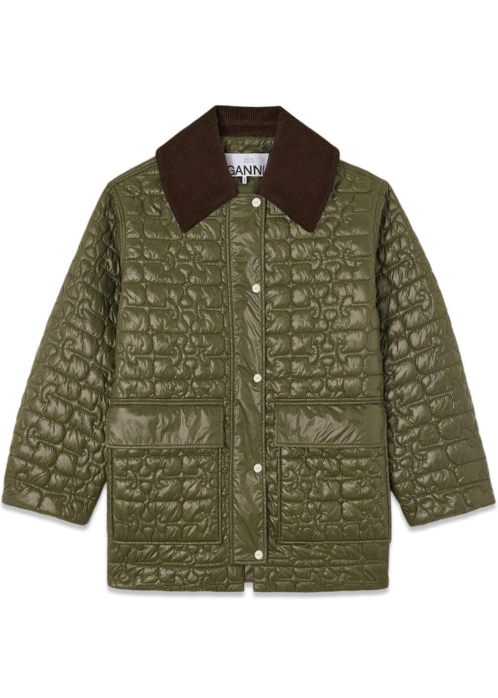 Shiny Quilt Jacket - Kalamata