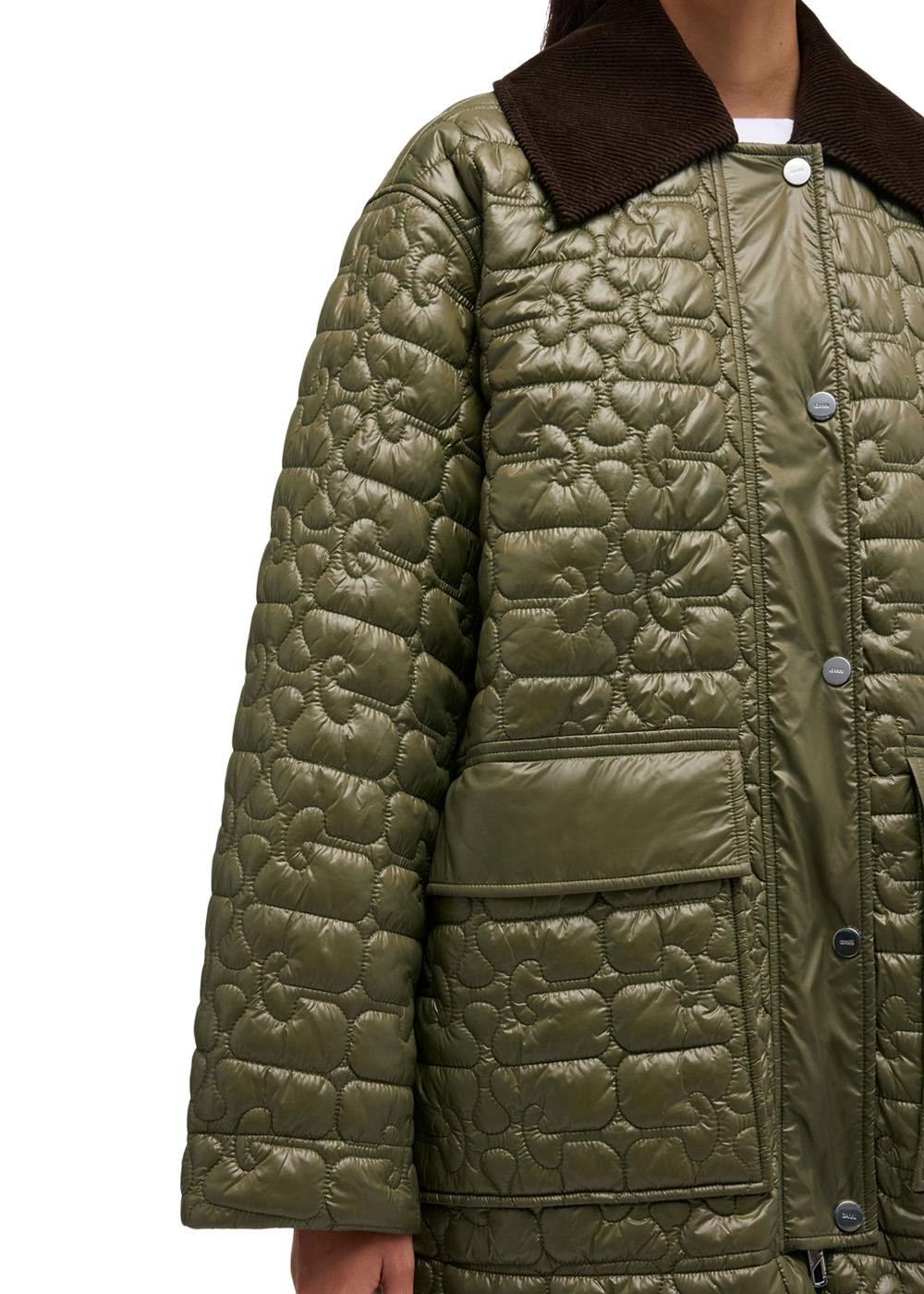 Shiny Quilt Jacket - Kalamata - Image 4