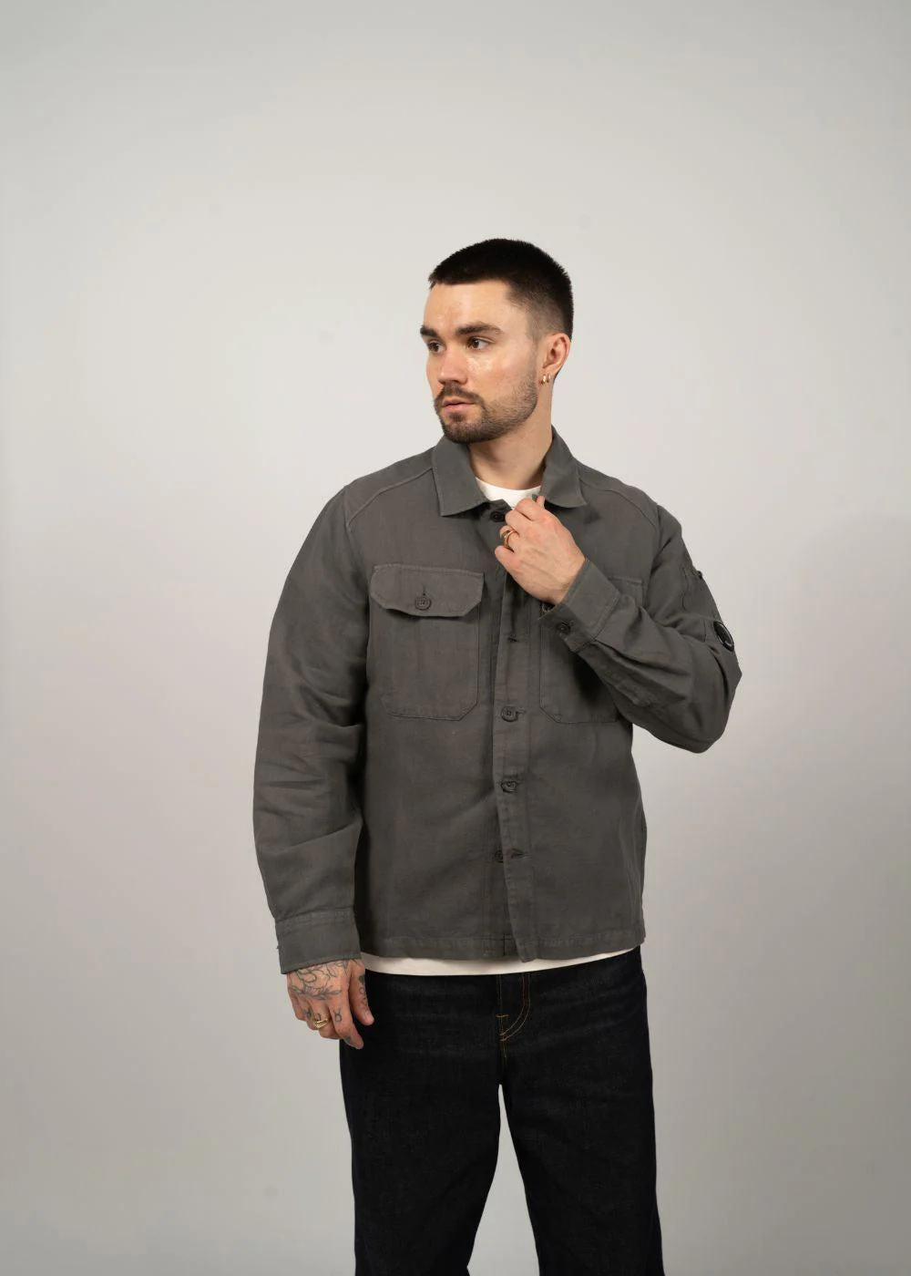 Shirts - Broken Twill - Gunmetal - Image 2