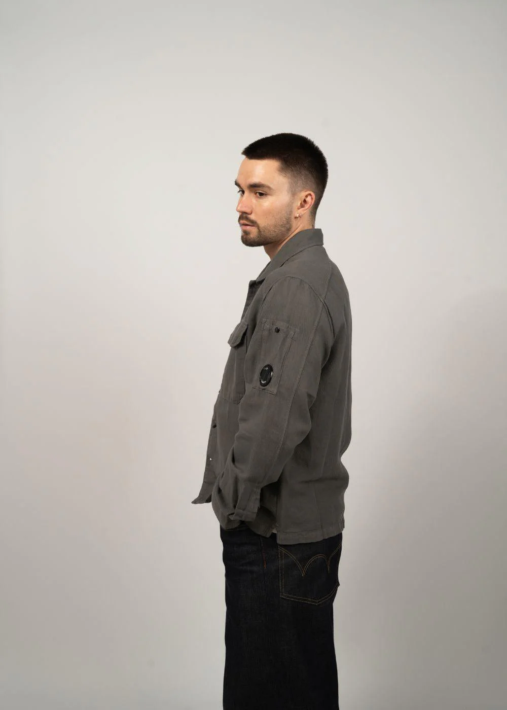 Shirts - Broken Twill - Gunmetal - Image 3
