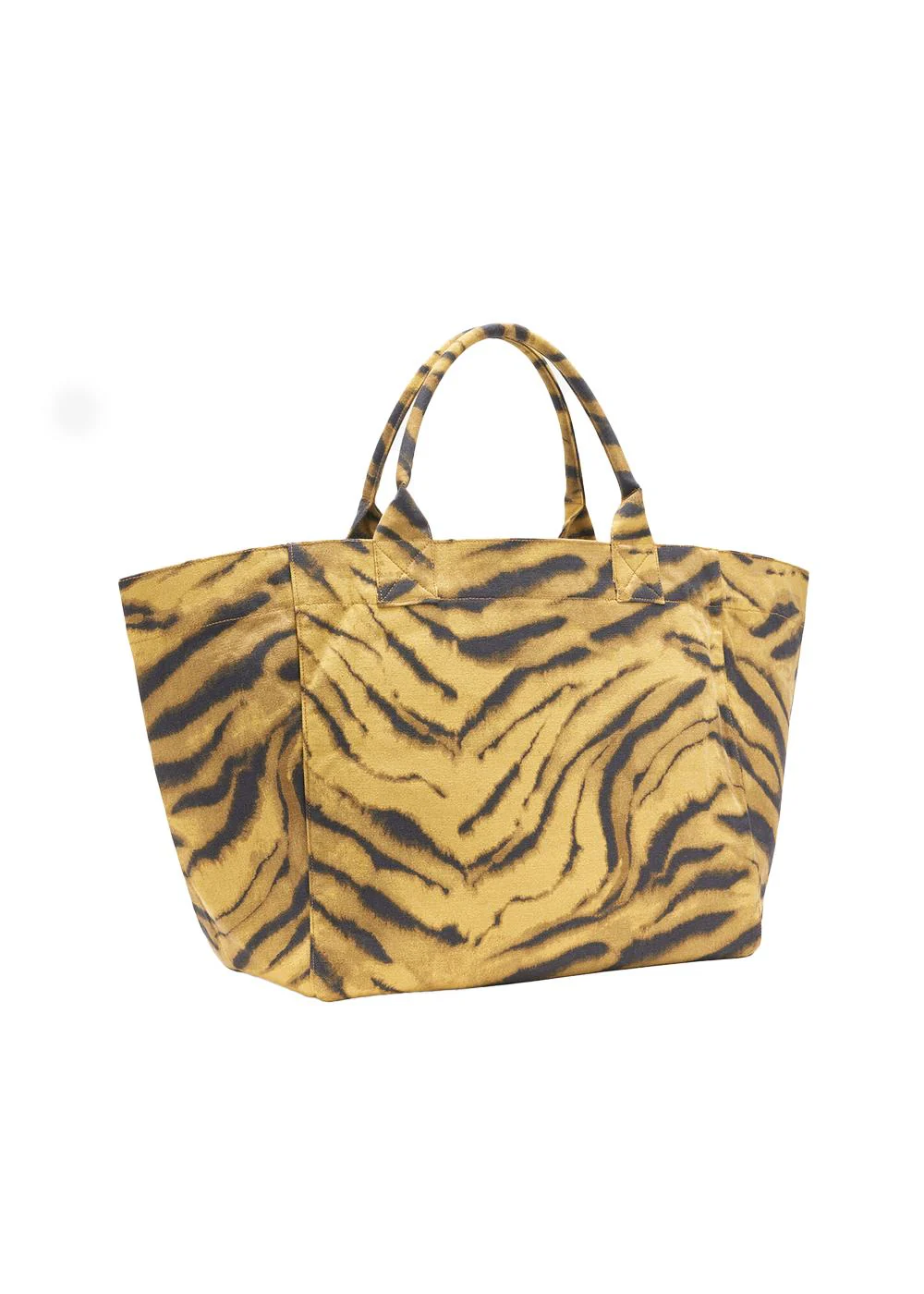Shopper XXL Pocket Print Zebra - Khaki - Image 5