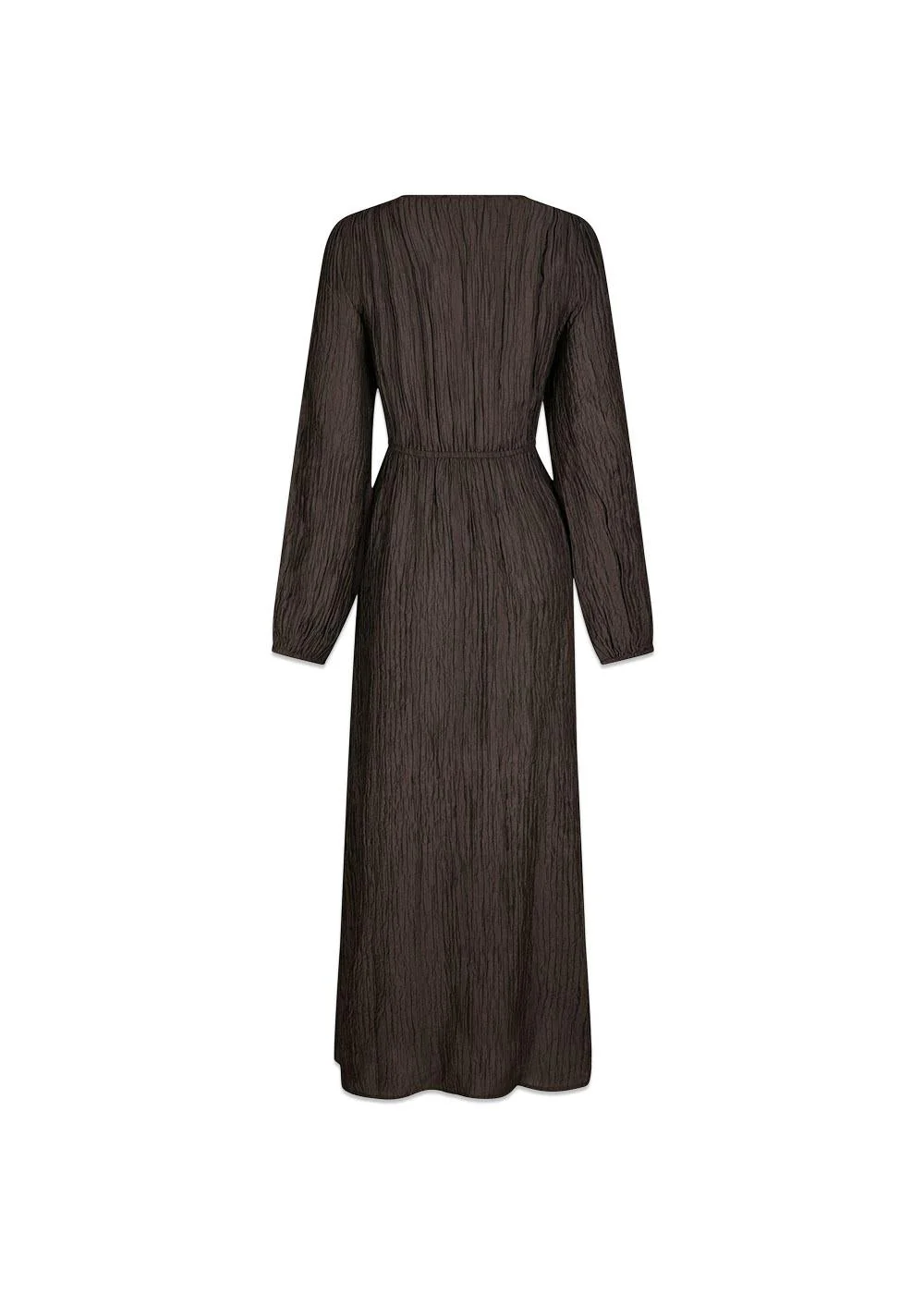 Silfi Crepe Dress - Dark Brown - Image 2