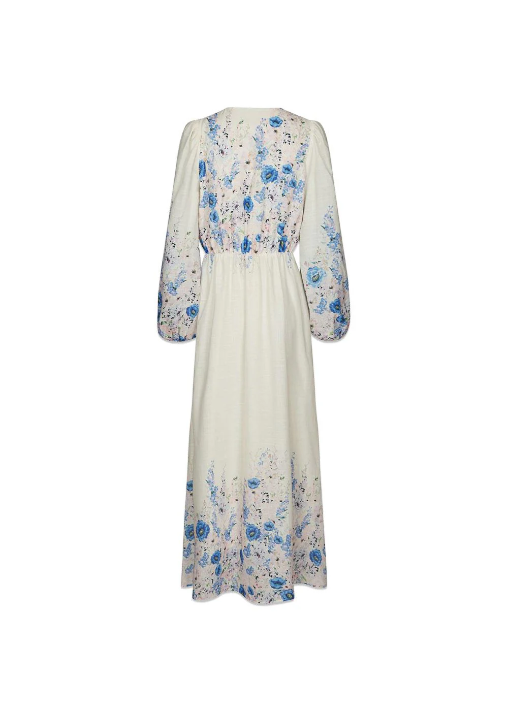 Silfi Flower Print Dress - Blue - Image 2