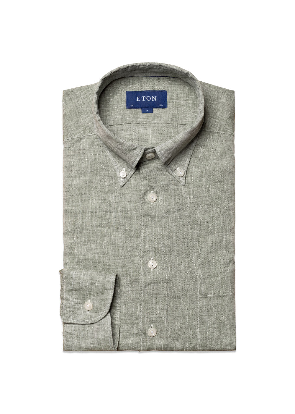 Slim-Linen Shirt - Green