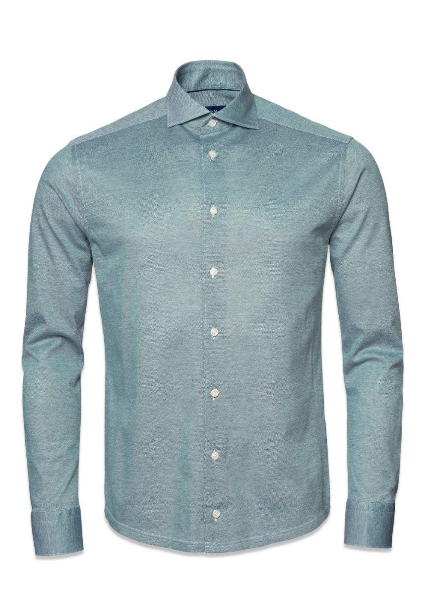 Slim-Pique Shirt - Green