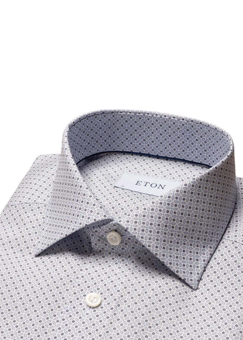 Slim - Poplin Print - Light Blue - Image 2
