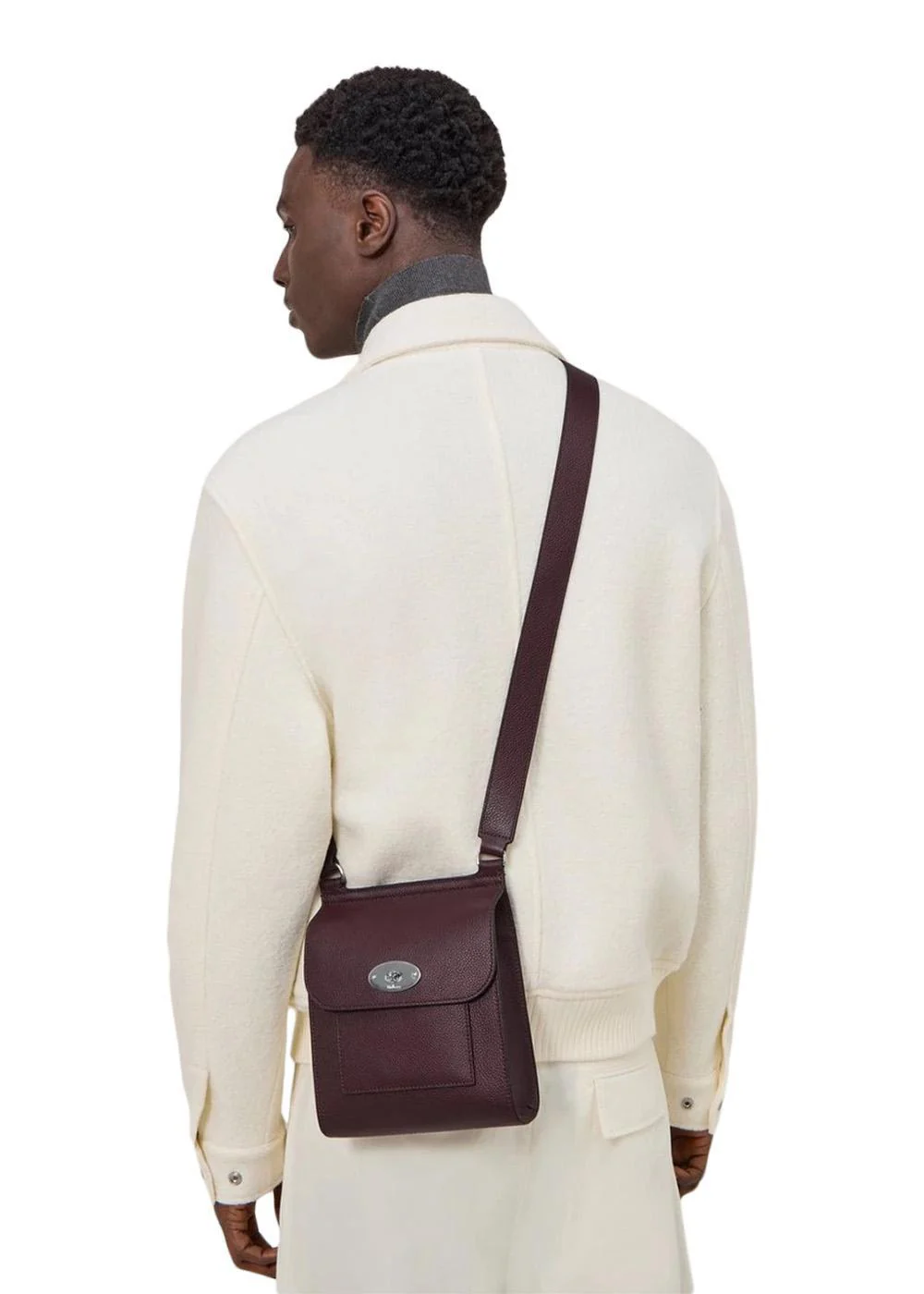 Small Antony N (Leather Strap) SCG - Black Cherry - Image 3
