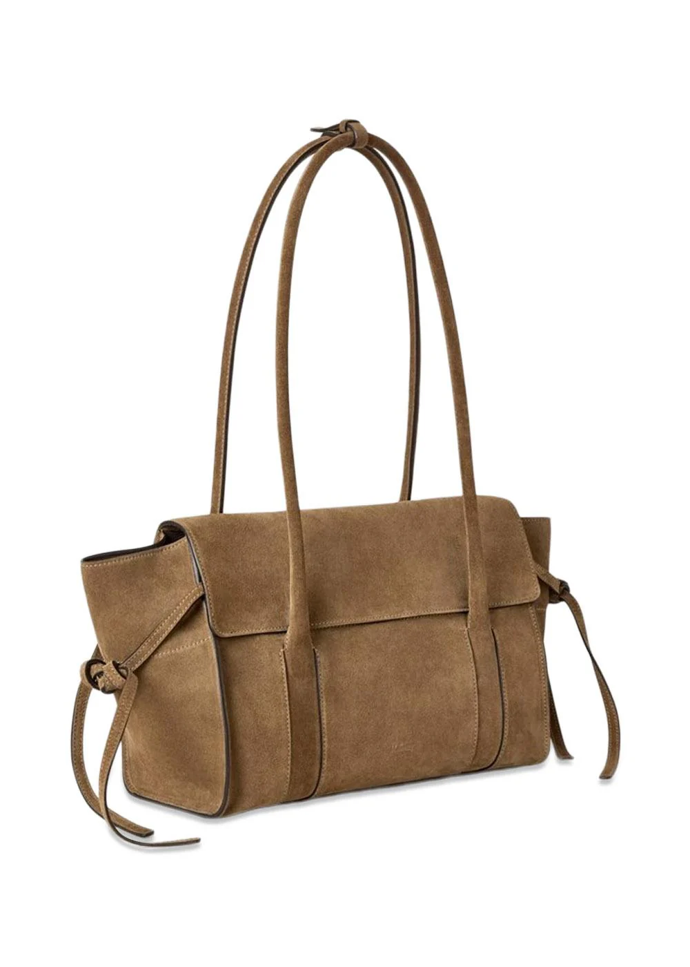 Small Soft Bayswater Suede - Salcombe Sand - Image 3