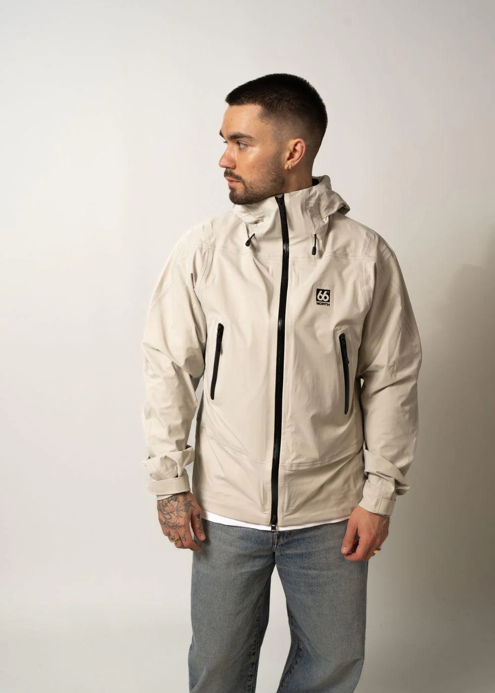 Snaefell Shell Jacket - Dark Stone - Image 4
