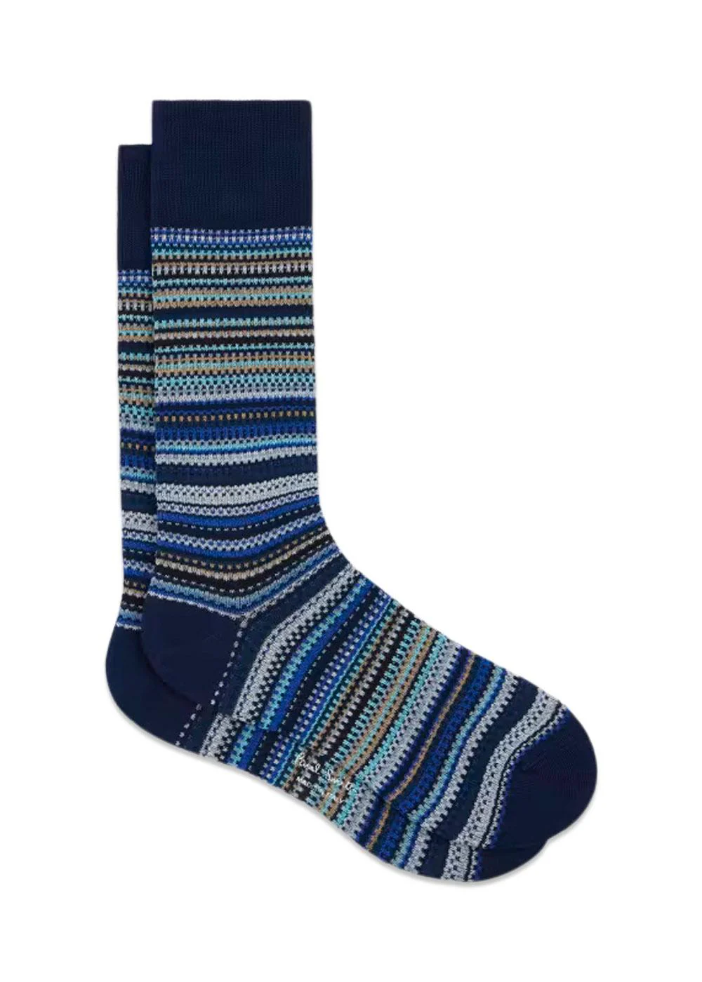 Sock Pique Signature - Navy
