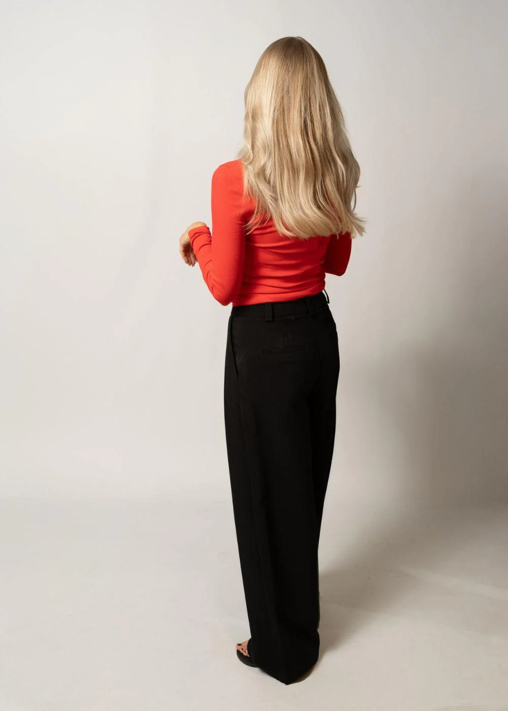 Soft cotton rib LS - High Risk Red - Image 3