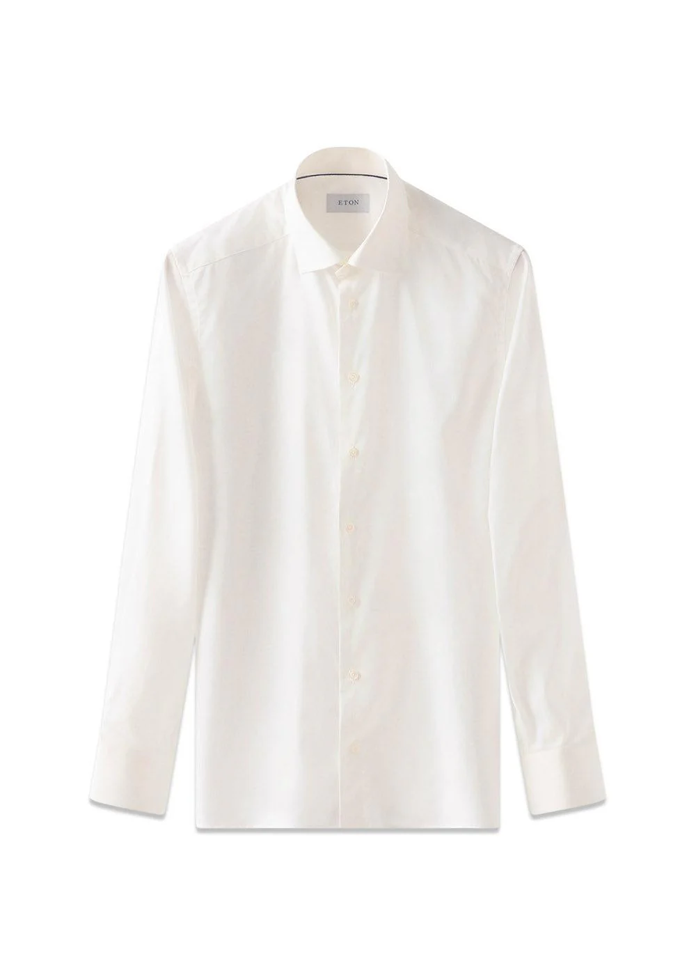 Solid Signature Twill Shirt - Off-White