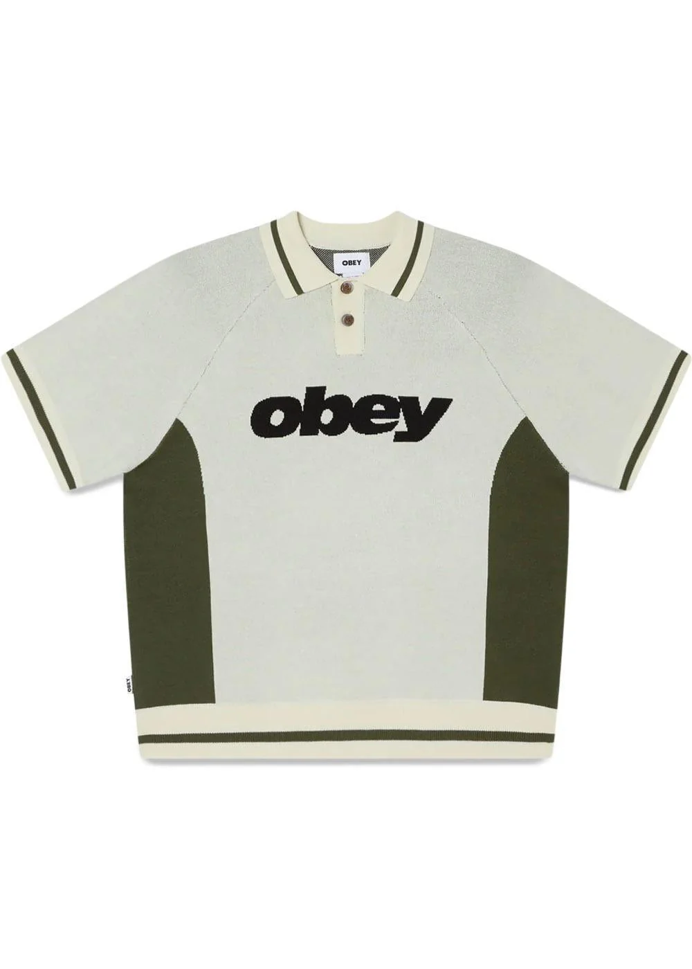 Sport Polo Sweater Unbleached - Unbleached Multi