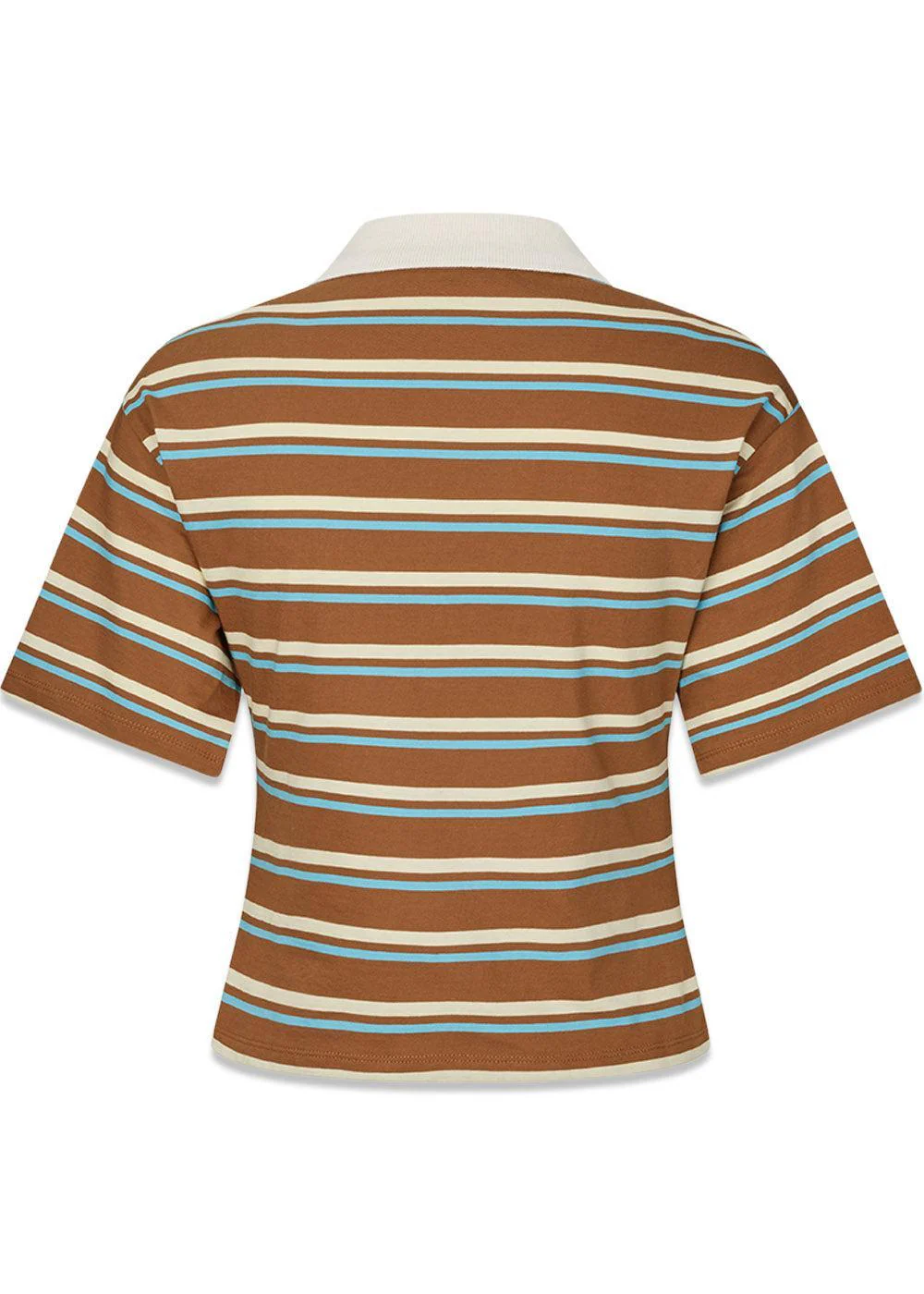 Stetsonmd SS polo - Nuthatch Cream Stripe - Image 4