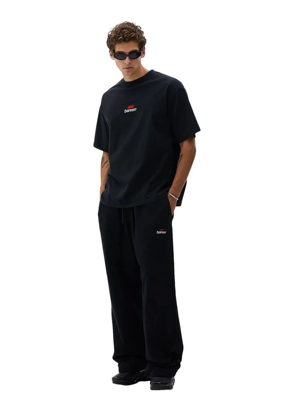 Straight Leg Sweatpants, Men - Logo 3.0 - Black - Image 4