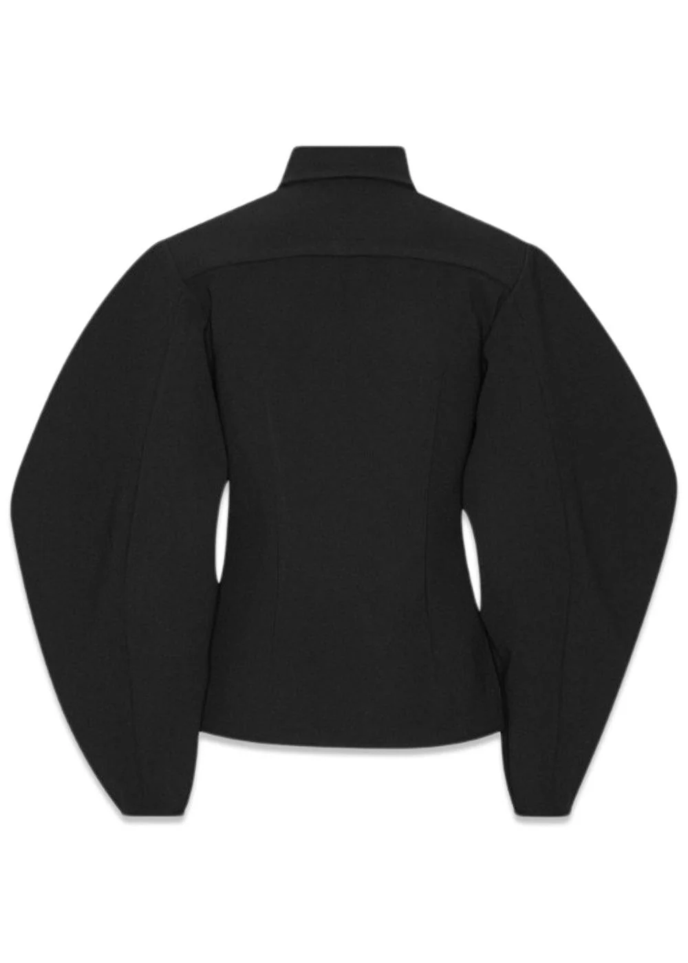 SUITING FITTED SHIRT - Black - Image 2