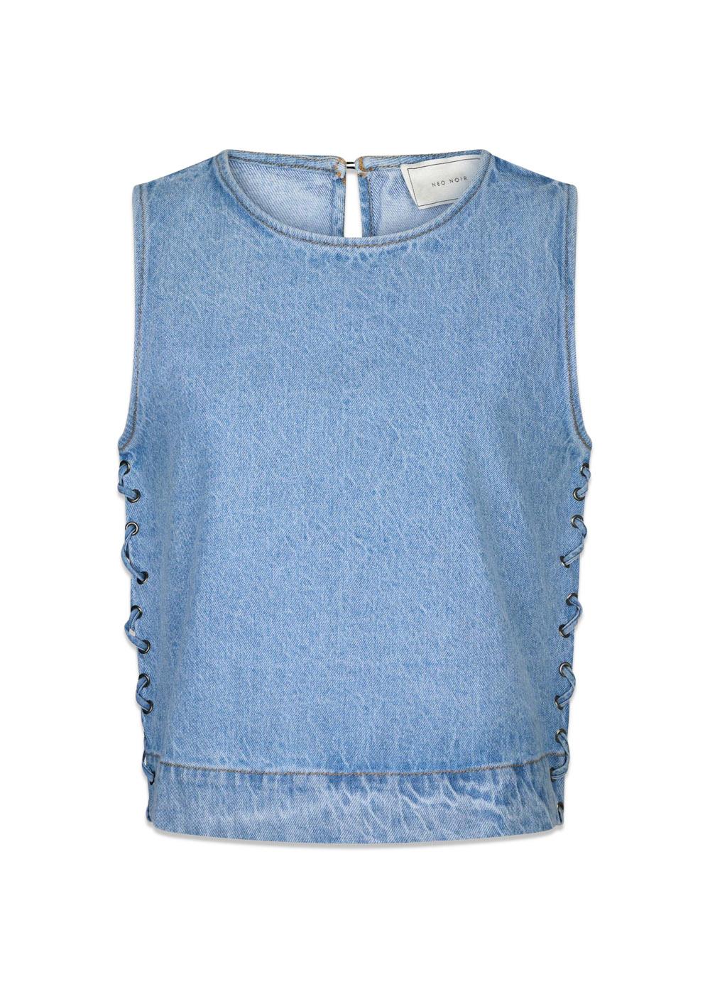 Svetlana Braid Top - Blue