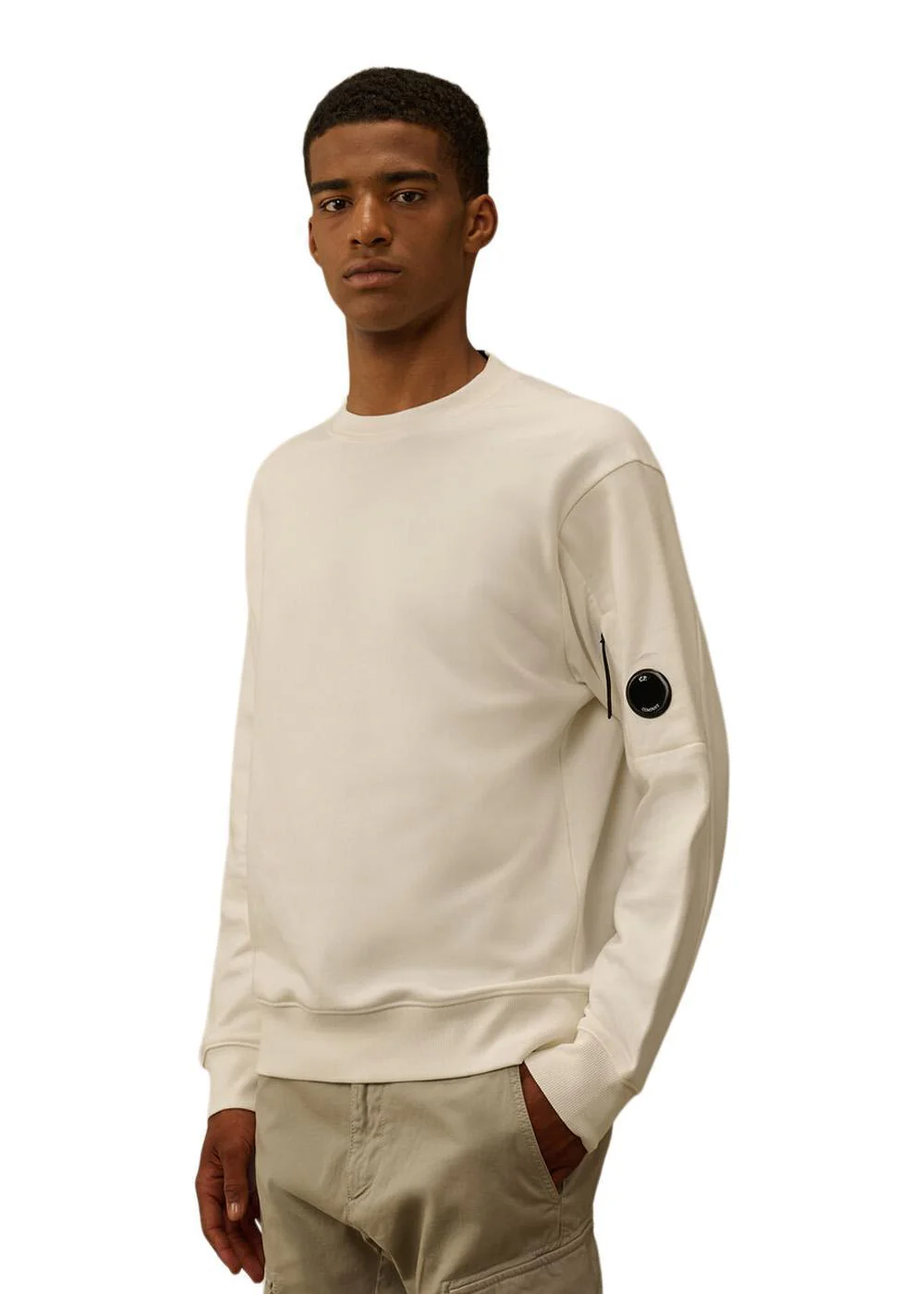Sweatshirts - Crew Neck - Gauze White - Image 2