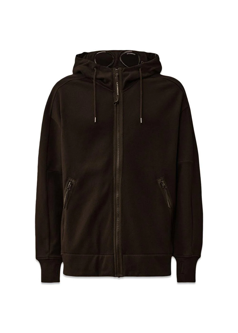 Sweatshirts - Hodded Open - Black