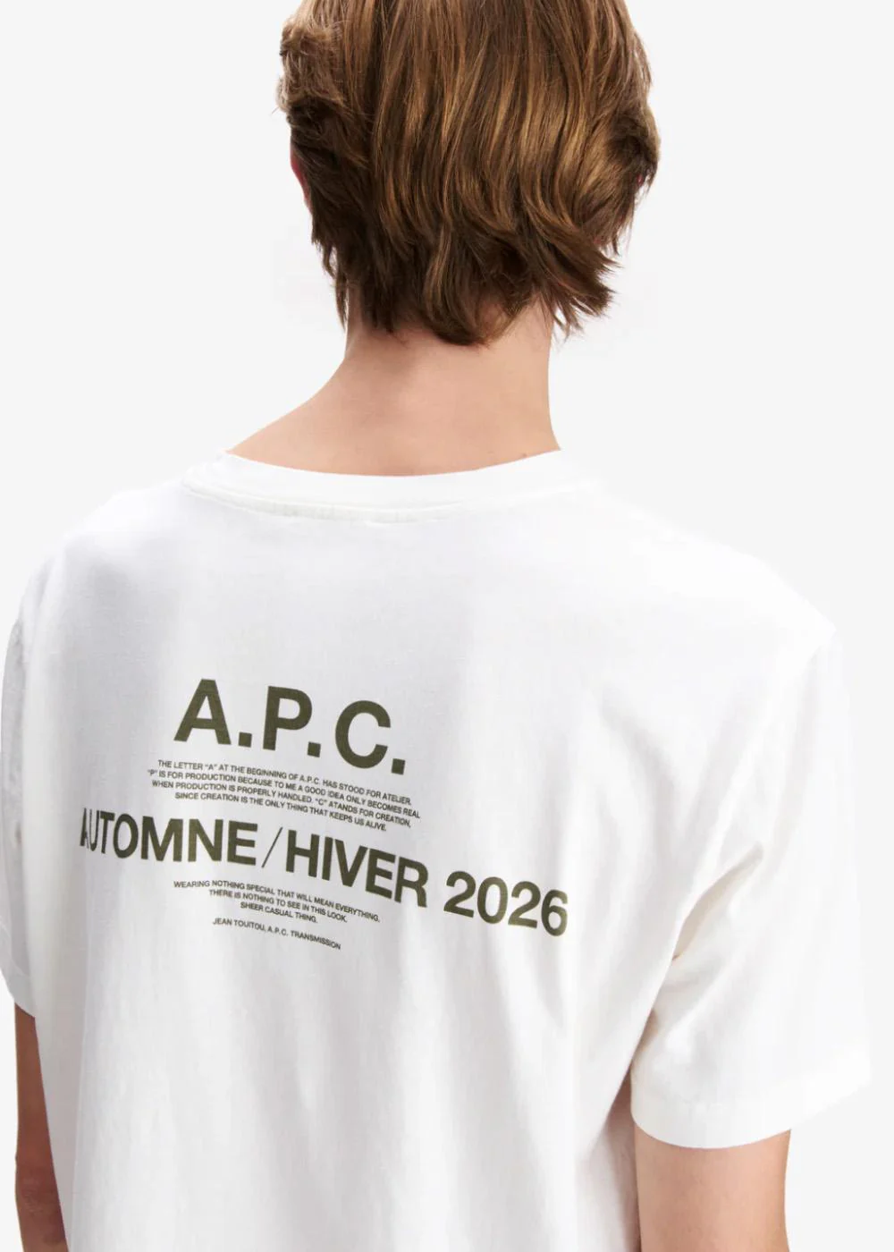 T-shirt APC Automne - Blanc - Image 2
