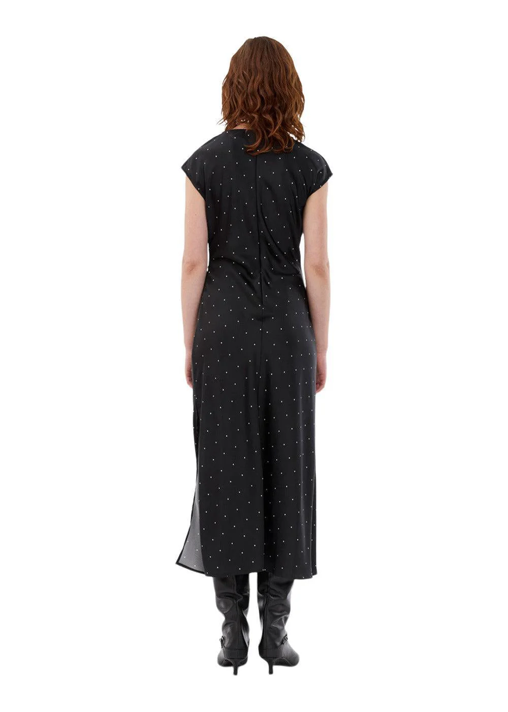 Tailormd print dress - Black Dot - Image 4