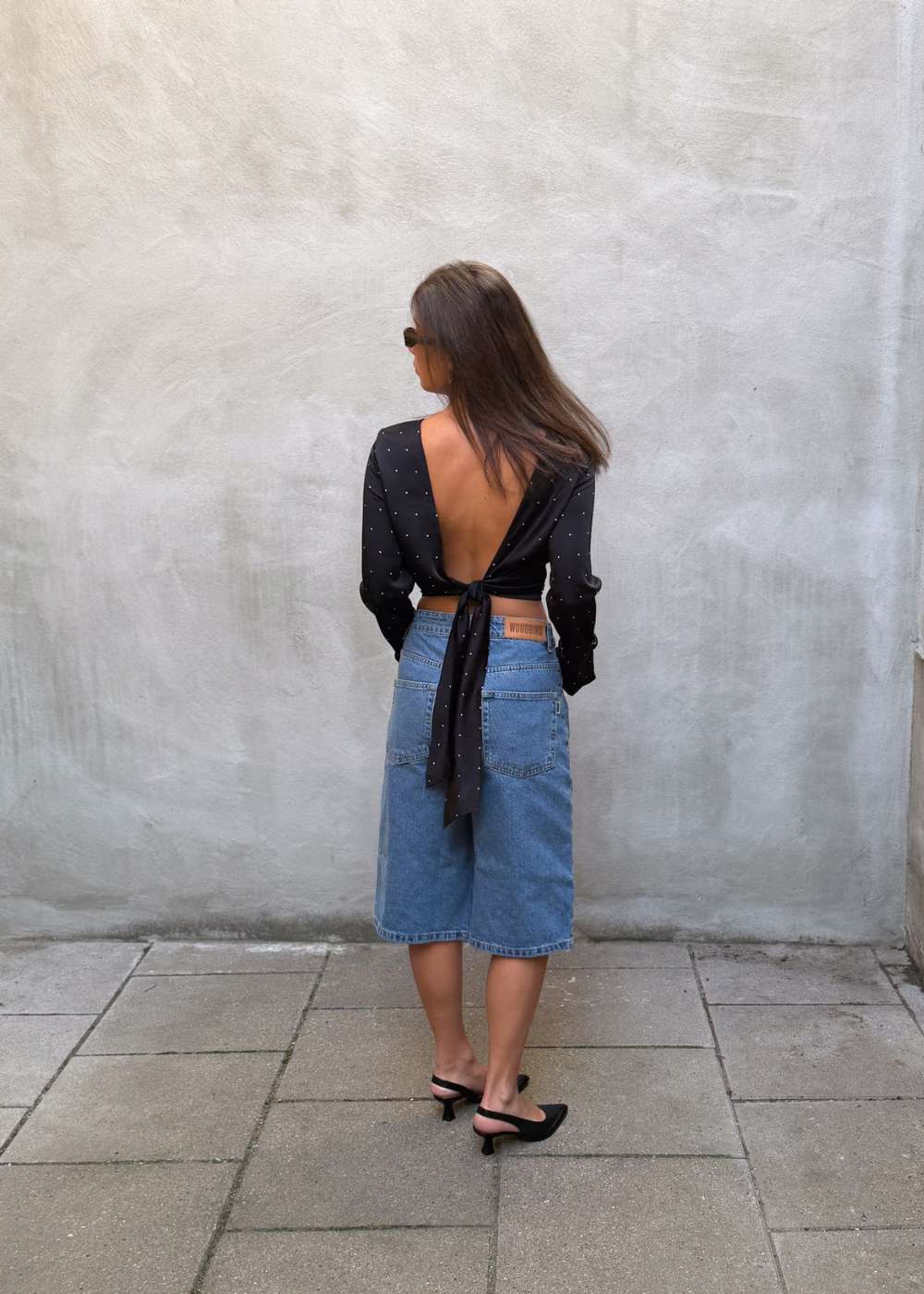 Tailormd print LS top - Black Dot - Image 3