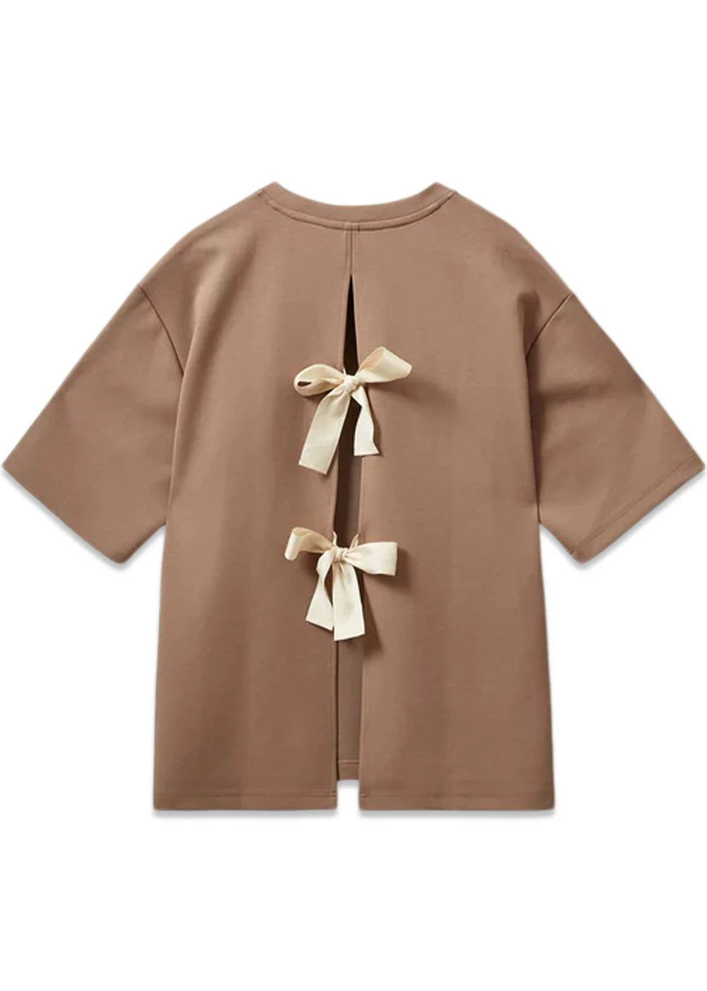 TG Bow Tee - Ice Latte - Image 4