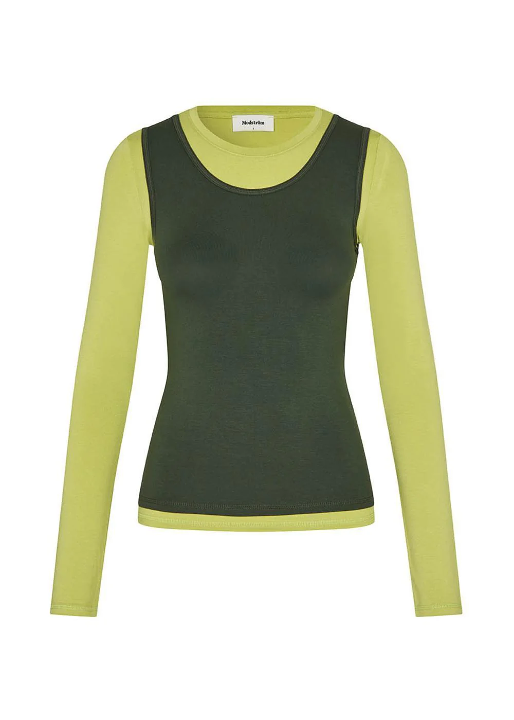 Thaliamd LS t-shirt - Split Pea/Army Dust