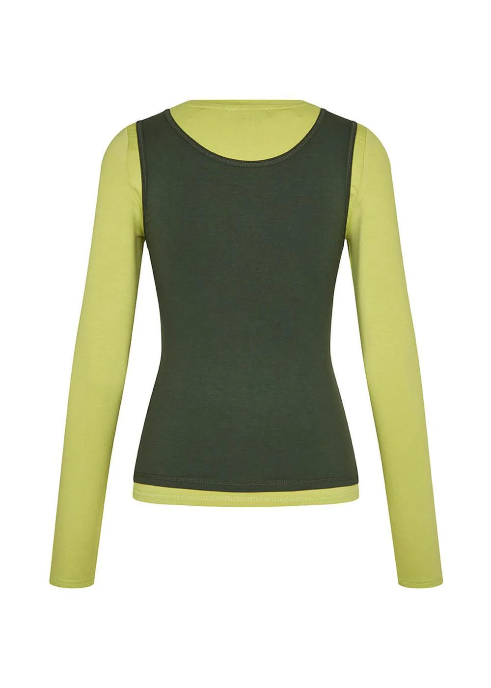 Thaliamd LS t-shirt - Split Pea/Army Dust - Image 4