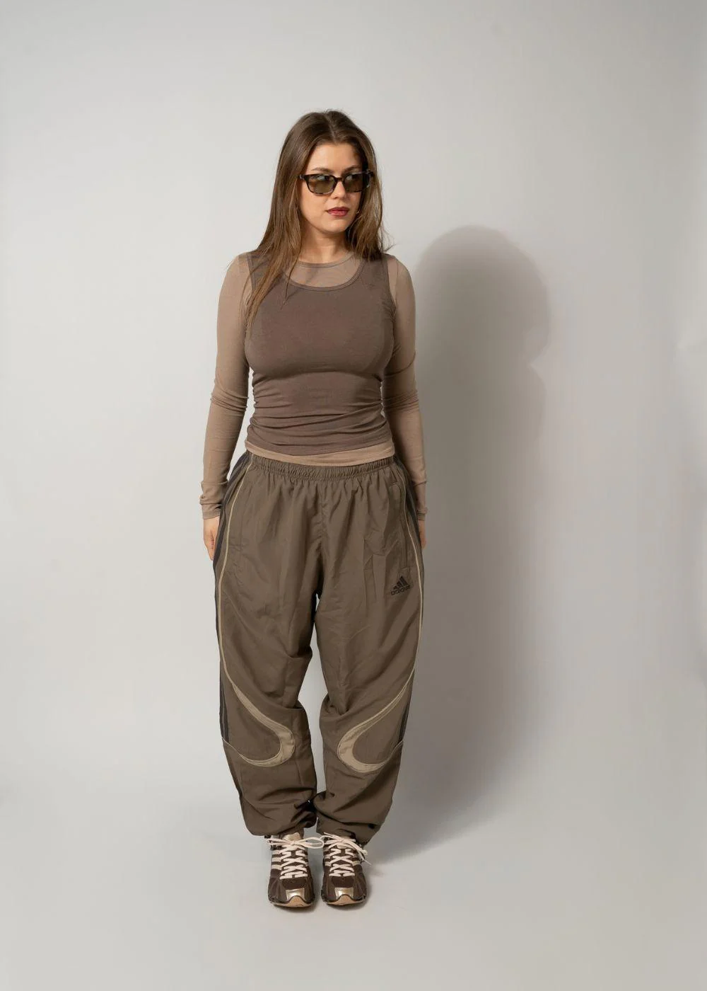 Thaliamd LS t-shirt - Spring Dust/Chocolate Chip - Image 3