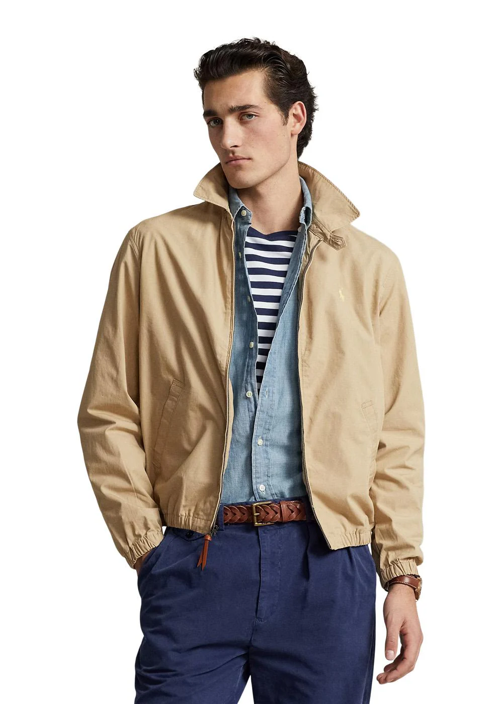 The Bayport Poplin Jacket - Vintage Khaki - Image 2