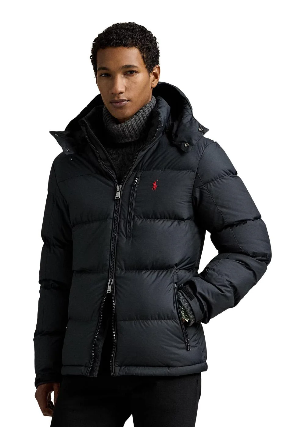 The Gorham Down Jacket - Black - Image 3