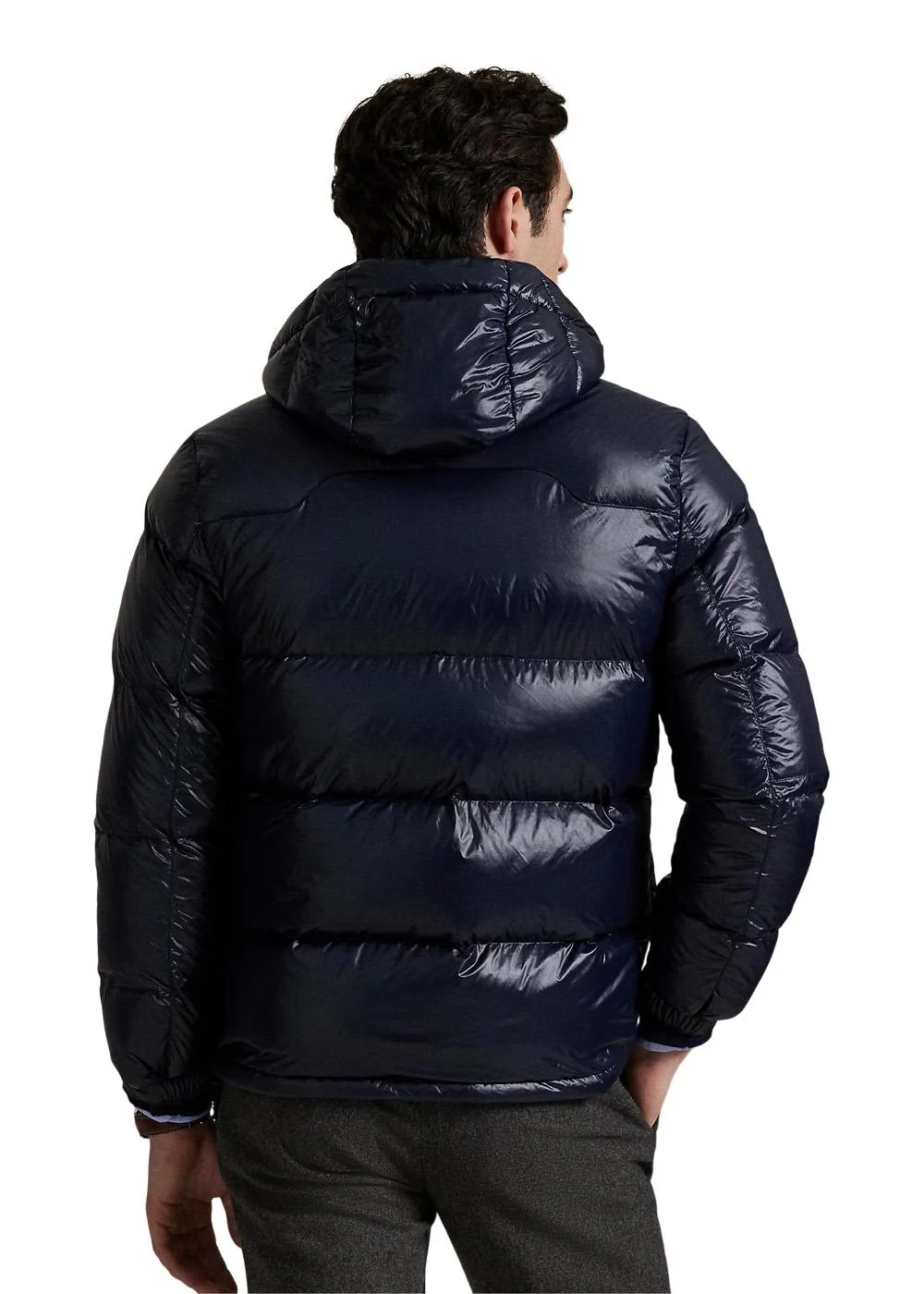 The Gorham Glossed Jacket - Navy Glossy - Image 3