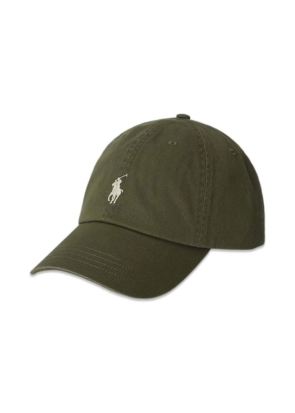 The Iconic Cotton Chino Ball Cap - Olive