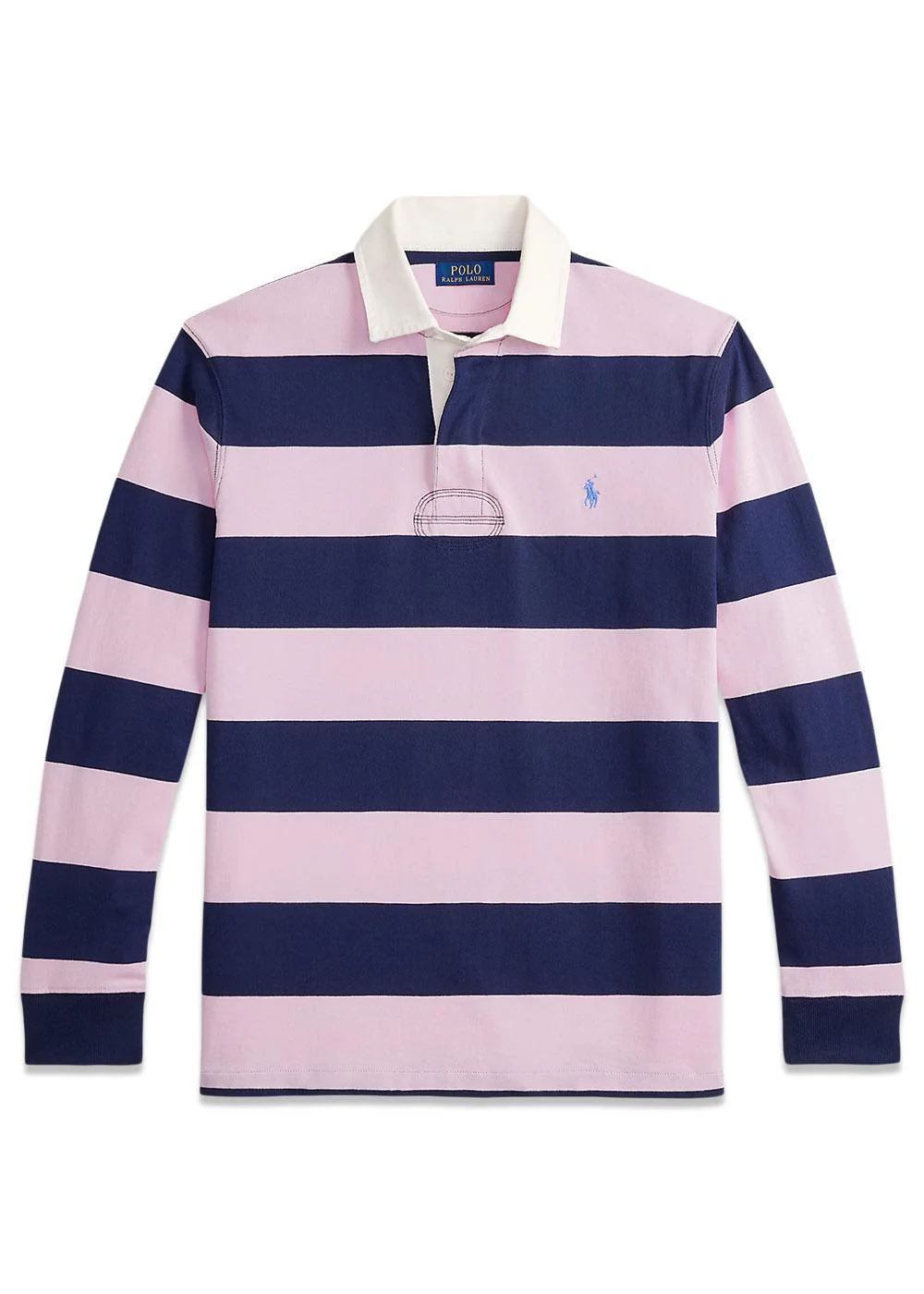 The Iconic Rugby Shirt - Blue/Pink