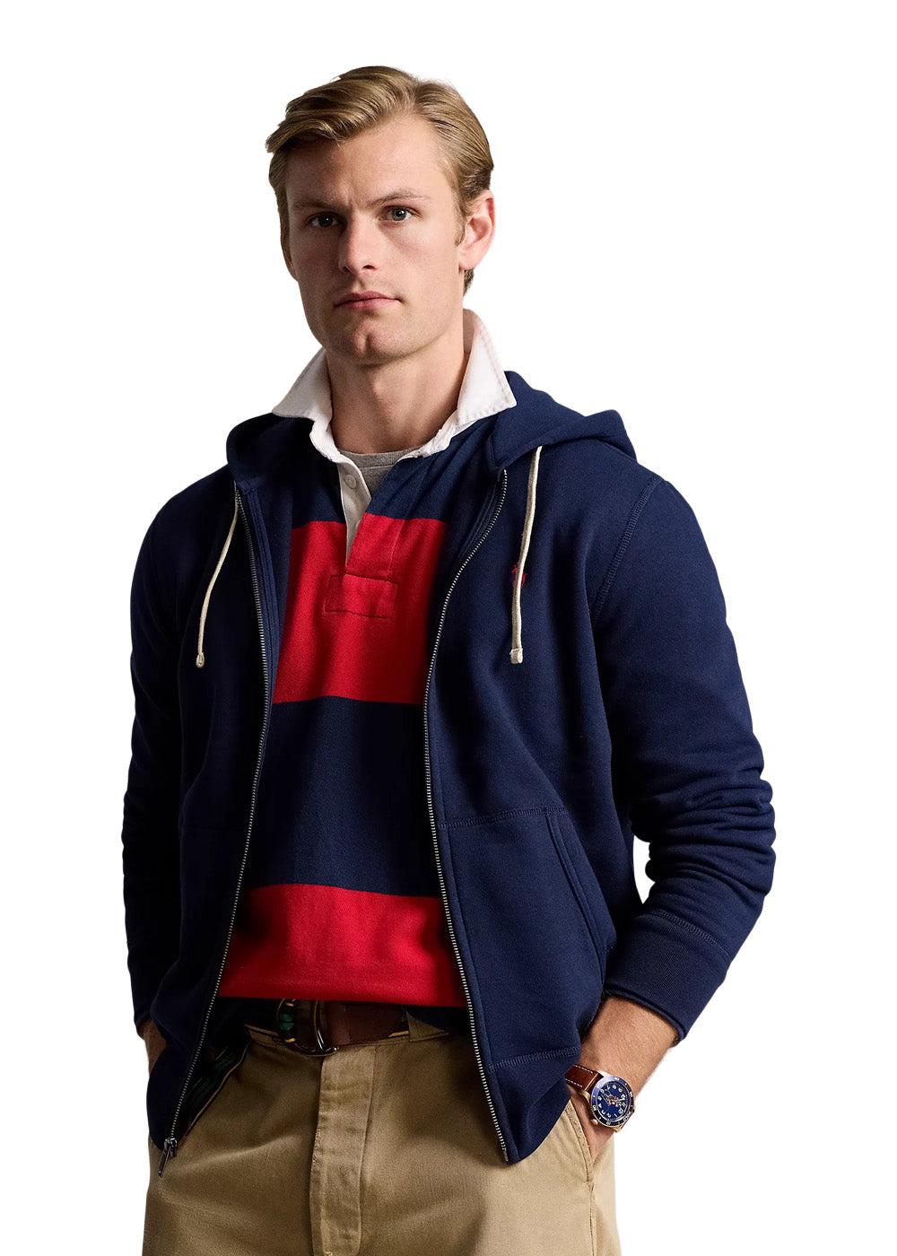 The RL Fleece Hoodie - Navy - Image 3