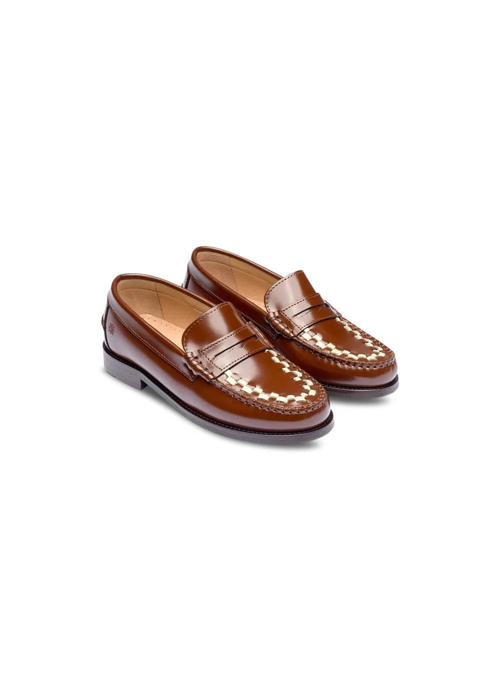 THE SOFIA - Brown/White Polido - Image 2