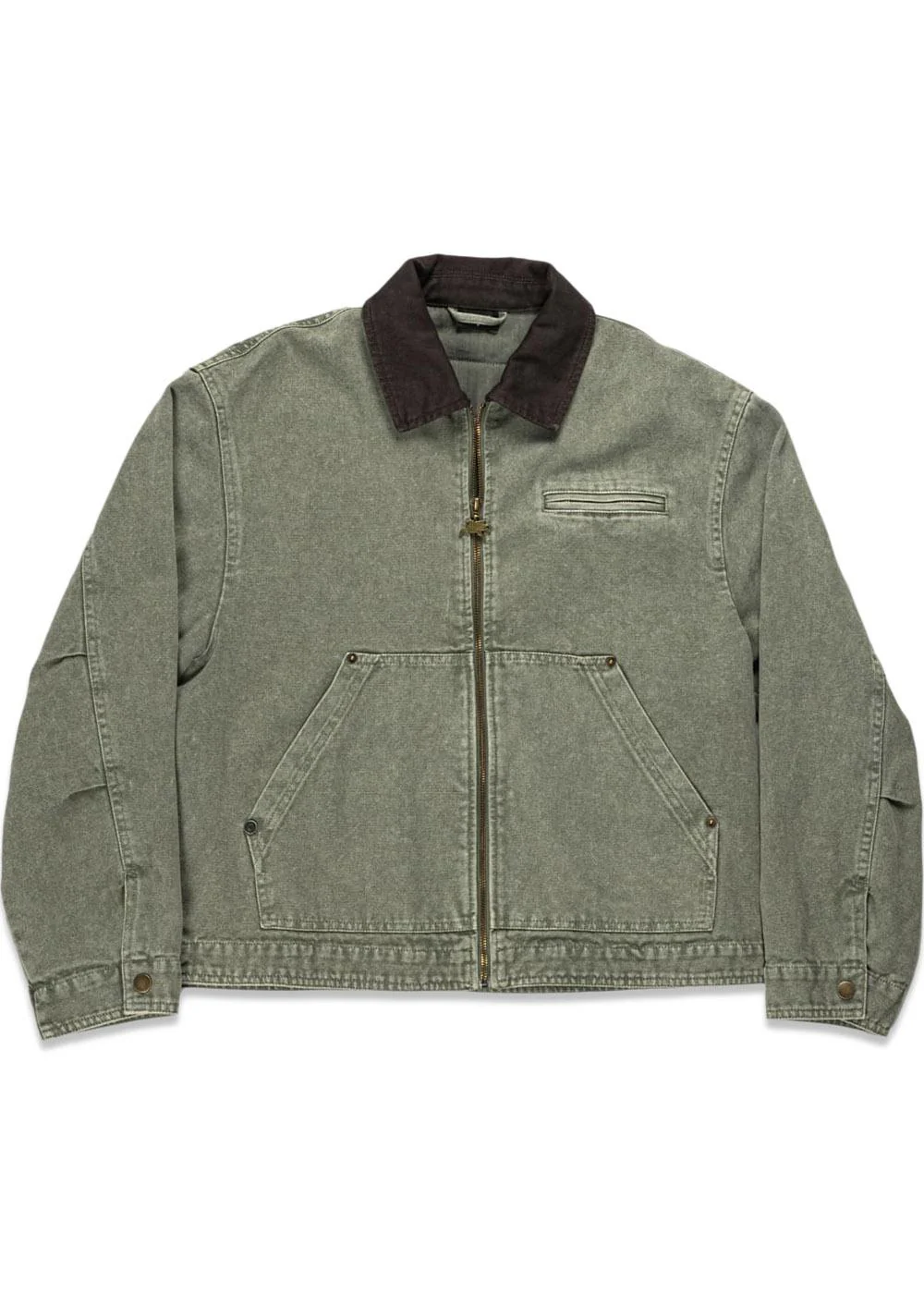 THYME JACKET VINTAGE EFFECT - Green