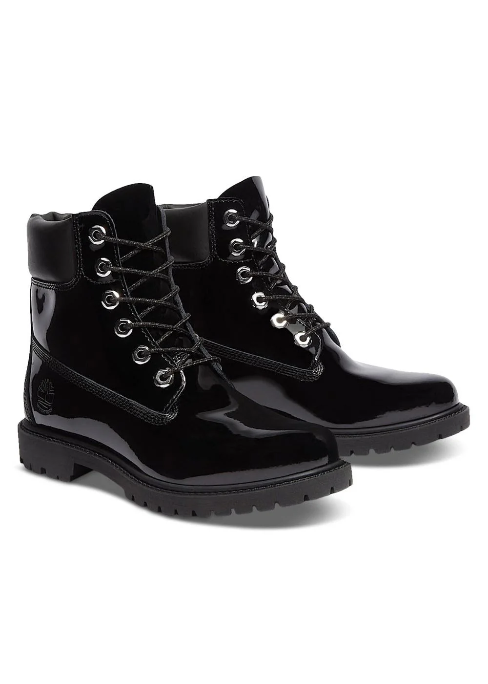 Timberland Premium 6 INCH LACE UP WATERPROOF BOOT BLACK PATENT LEATHER - Blk Patnt Lthr - Image 2