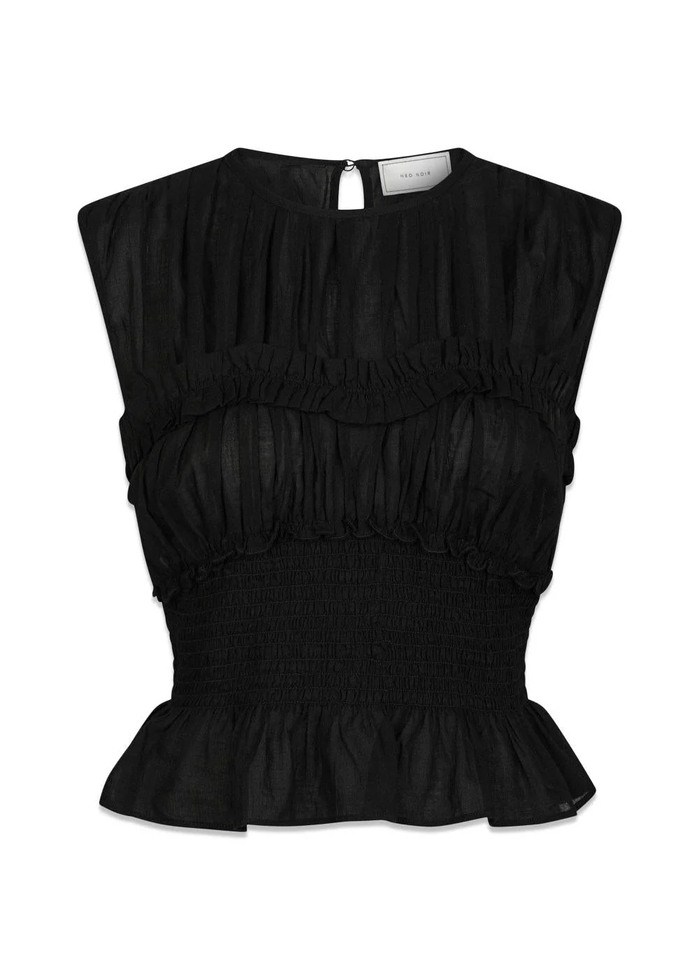 Tiril S Voile Top - Black