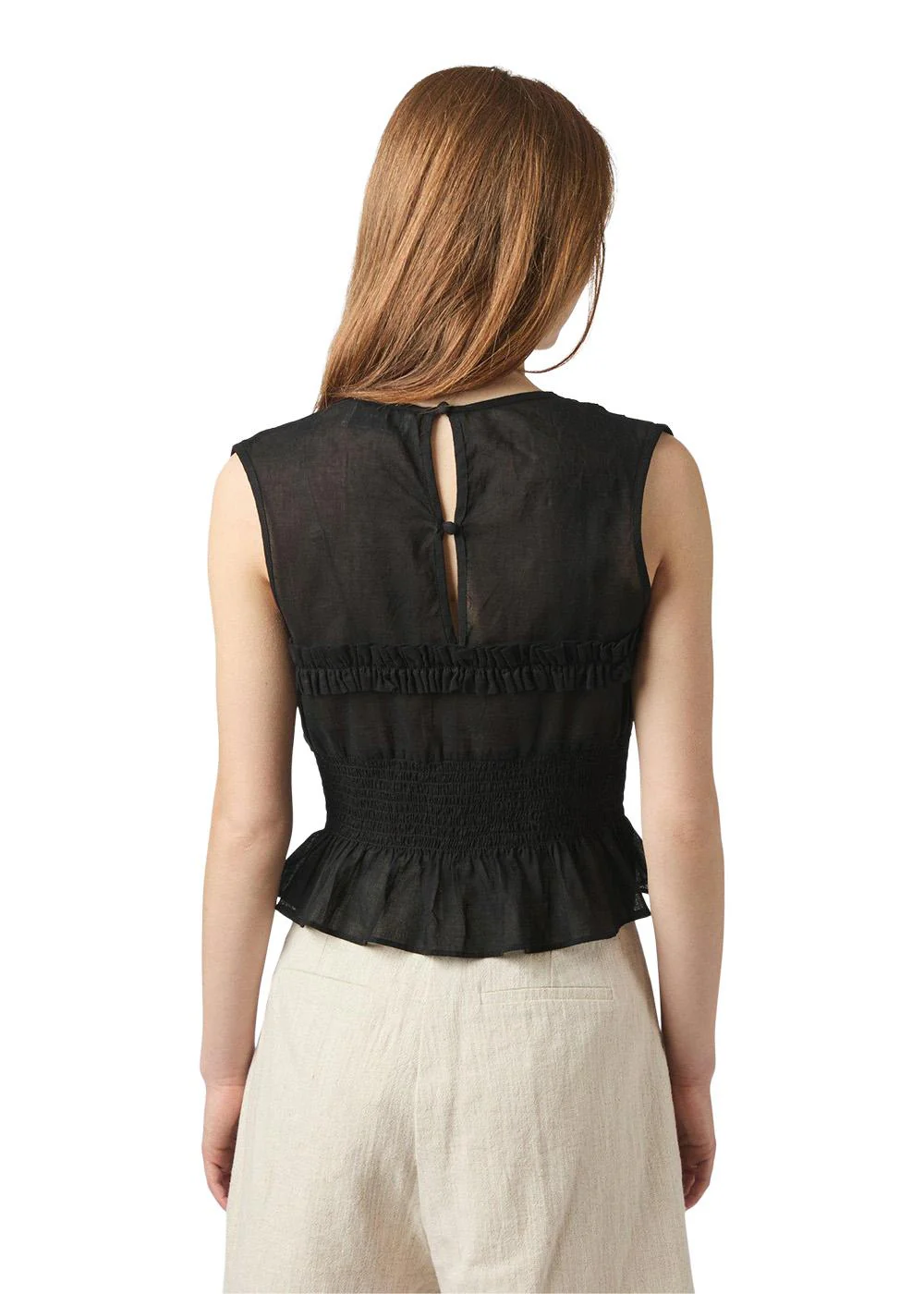 Tiril S Voile Top - Black - Image 4