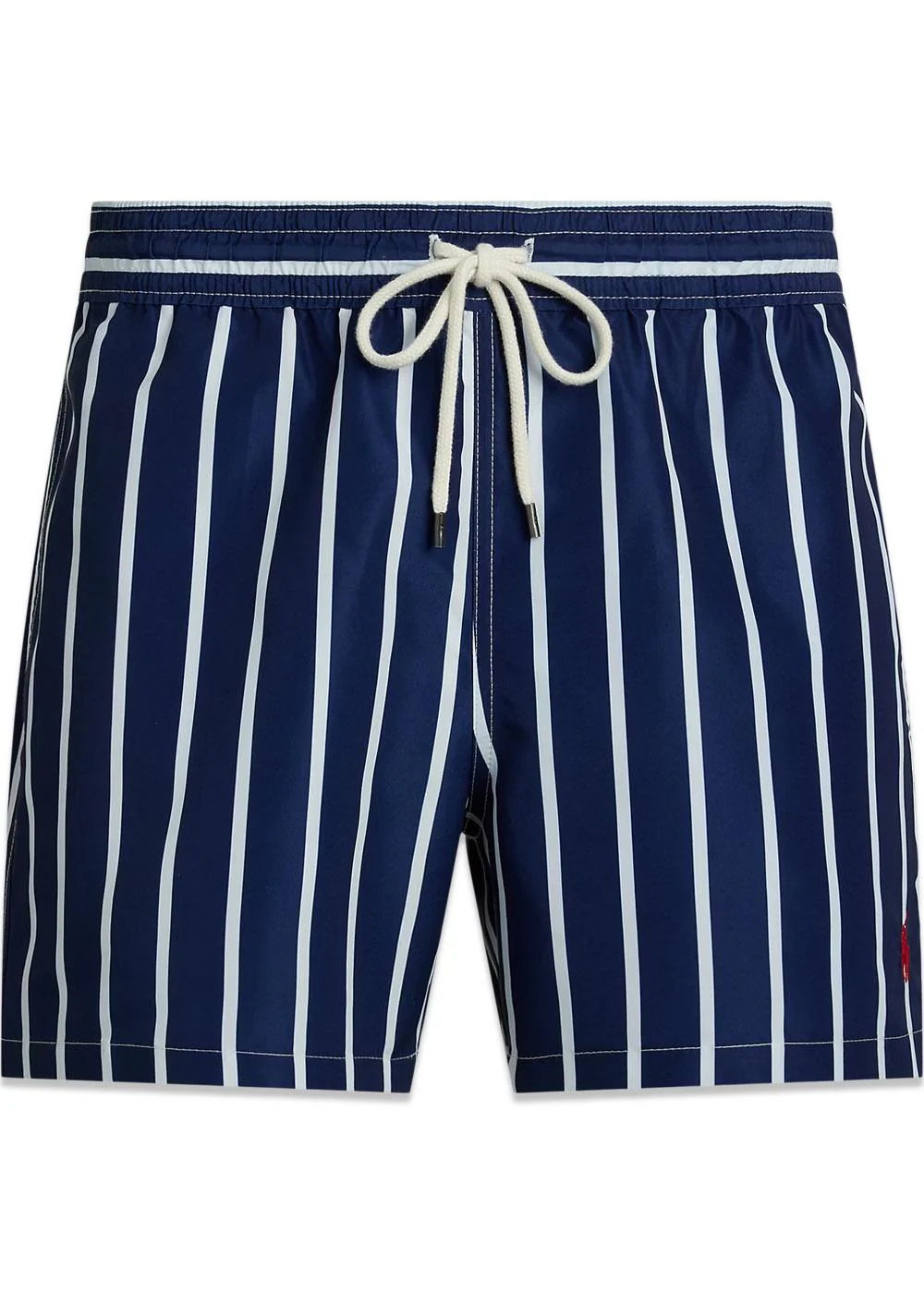 Traveler Slim Fit Swim Trunk - Navy/White