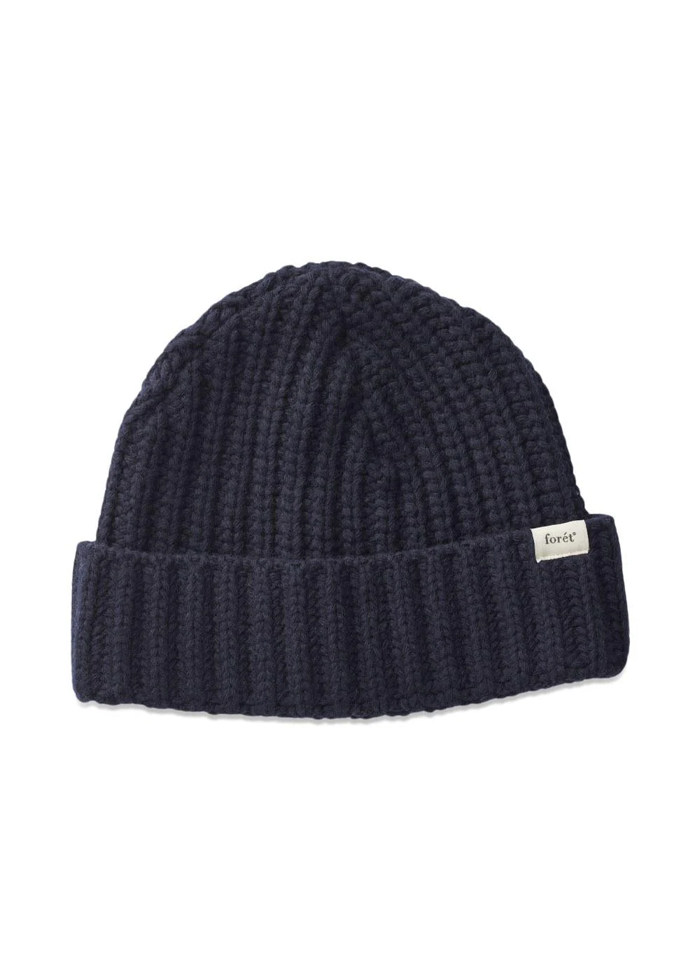 TRIP CHUNKY RIB BEANIE - Navy