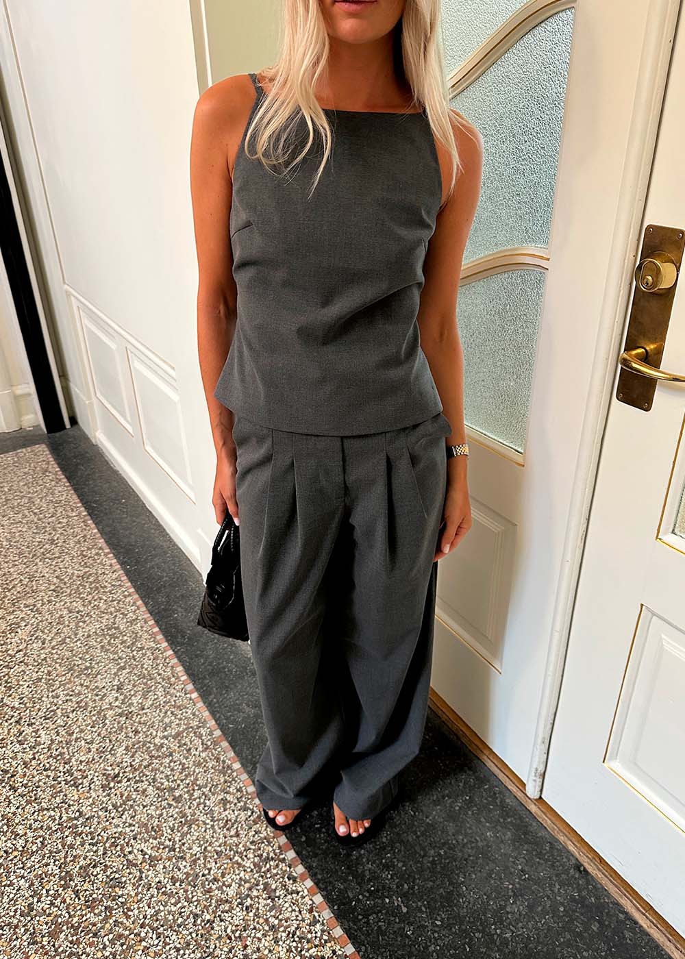 Tuesdaymd pants - Dark Grey Melange - Image 3