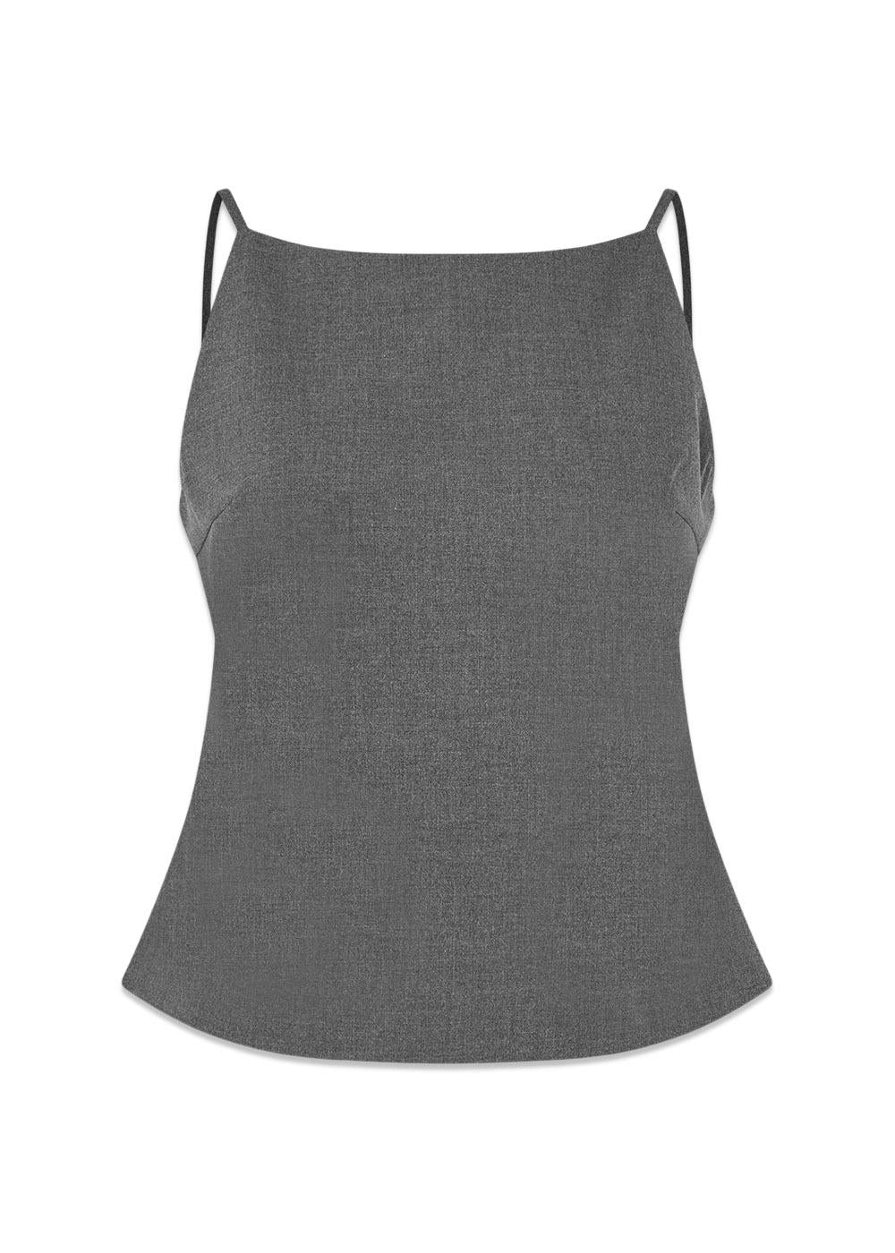 Tuesdaymd top - Dark Grey Melange