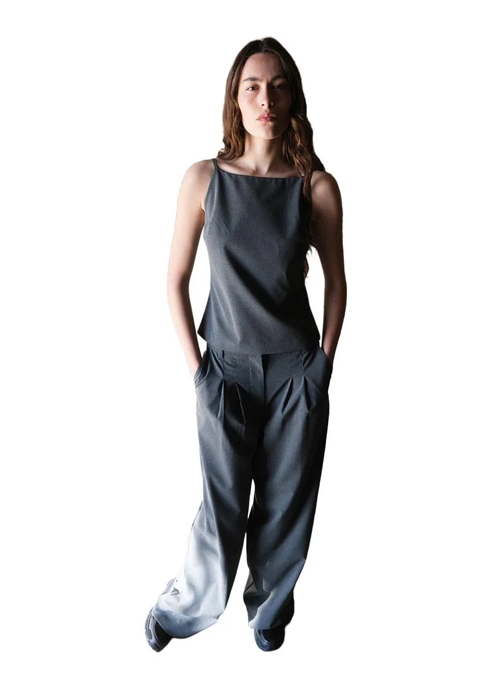 Tuesdaymd top - Dark Grey Melange - Image 5