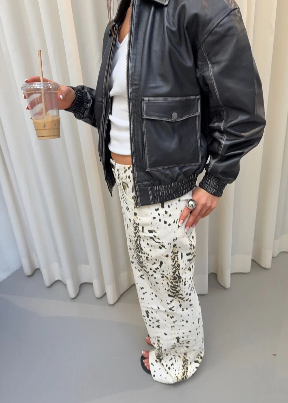 Ulianamd print jeans - Dash Dot - Image 3