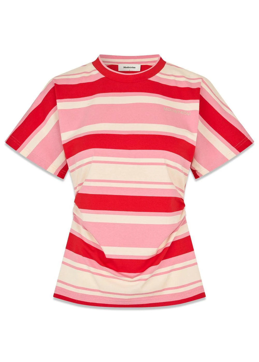Urbanmd stripe t-shirt - Hibiscus Peach Stripe